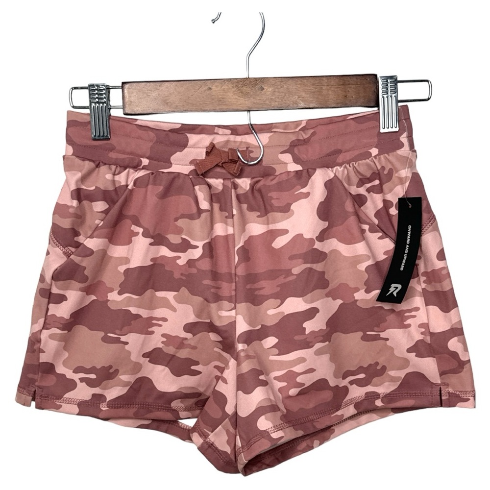 Onward and Upward Runway Girls Camo Print Shorts